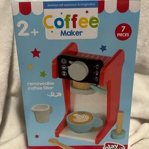 Play Coffee Maker Toy Set - Red